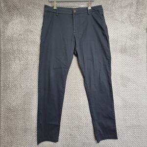 Birddogs Pants Men 36 Stretch Navy Blue Boomstick Liner Golf Performance Chino